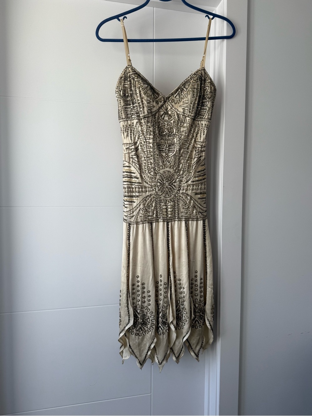 Vintage Sue Wong Nocturne Silk Flapper Dress